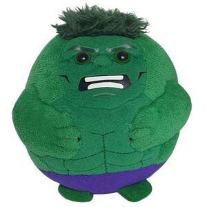 TY Marvel Hulk Plush Ball 5.5" Stuffed Ty Beanie Babies Ballz Toy Collectible